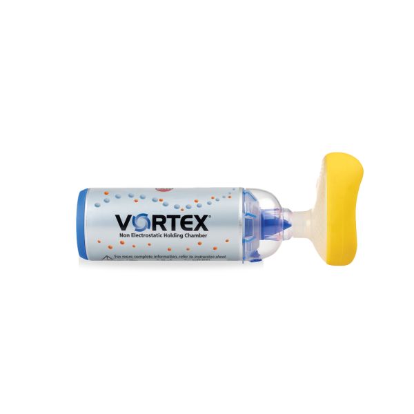 VORTEX® Holding Chamber/Spacer with Medium Mask